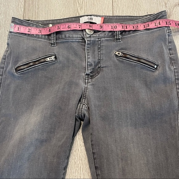 CABI Cropped Black Skinny Stretch Jeans Size 6 - Picture 3 of 9